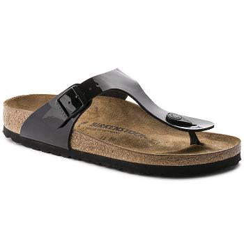 Gizeh Birkenstock Lakovane Birko-flor Damske Čierne | SK 109ILH